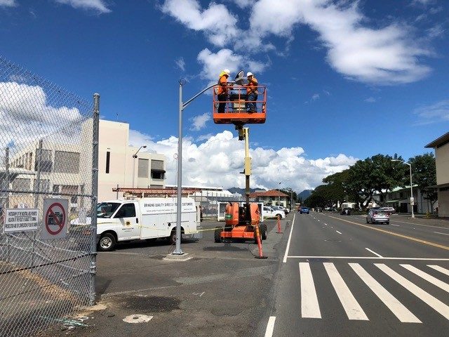 Solar Street Light Install — Oahu, Oahu